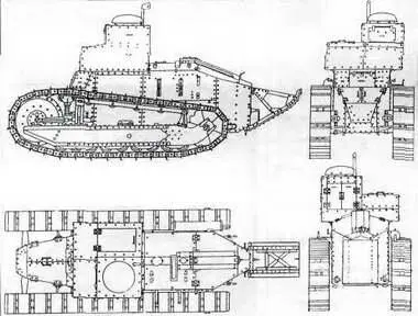 Командирский танк FT17 TFS На снимках французские легки - фото 18
