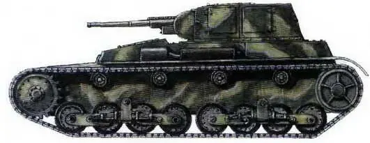 Опытный легкий танк Вердеджа январь 1939 г Легкий танк Рено FT17 - фото 57