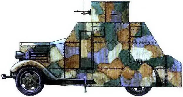 Бронеавтомобиль Бильбао 1937 Бронеавтомобиль UNL35 франкистов - фото 67