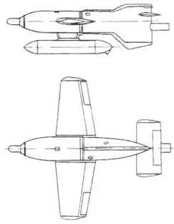 Противокорабельная ракета Hs293A Компоновочная схема реактивной авиационной - фото 14