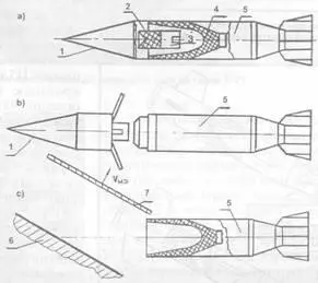 Рис4 Компоновочная схема противотанковой управляемой ракеты с отстреливаемым - фото 31