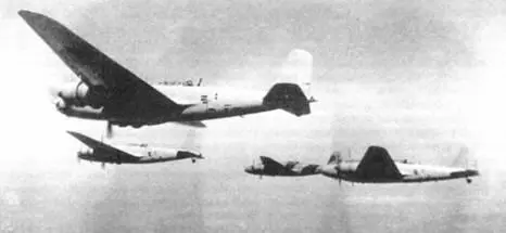 Японские бомбардировщики Ki21 на подходе к цели Китай 1939 г Техники - фото 112