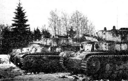 Танки перед атакой Карельский перешеек февраль 1942 года В первые дни боев - фото 80