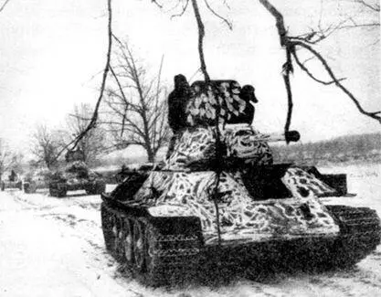 Танки Т34 в зимнем камуфляже Западный фронт январь 1941 года В - фото 121