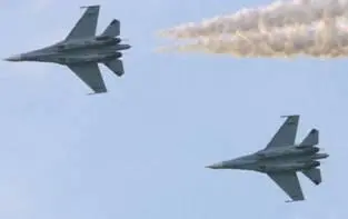 Первая пара истребителей Су30МК2 поставленных в конце прошлого года в - фото 63