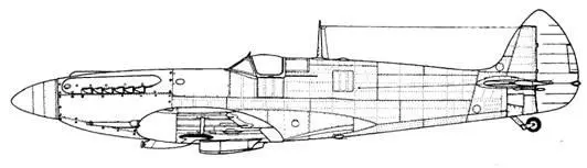 Spitfire XII первых серий Spitfire XII Supermarine Type 366 Опытный - фото 73