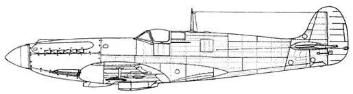 Spitfire IVXX DP845 с шестью пушками Spitfire IVXX DP845 с увеличенным - фото 86