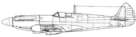 Spitfire IVXX DP845 в окончательном виде с увеличенным коком воздушного - фото 88
