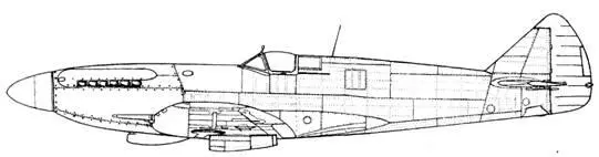 Опытный экземпляр Spitfire XIV JF319 Опытный экземпляр Spitfire XIV - фото 90