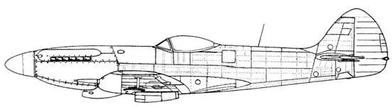 Spitfire FXVIII Supermarine Type 394 Spitfire ХIVЕ Spitfire XIVE - фото 94