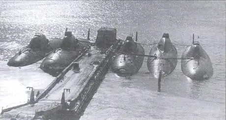 АПЛ пр705 и 705К в базе НШ соединения должен много времени проводить на - фото 60