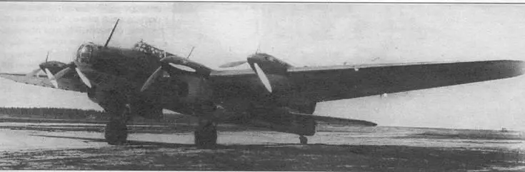 ТБ7 4АМ35 42015 В ходе летных испытаний с двигателями М40 в начале 1941 - фото 53