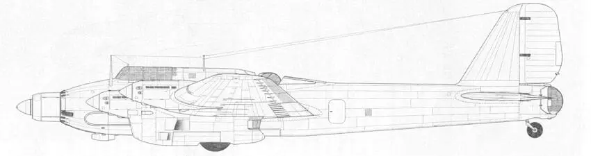 Пе8 4 АМ35А летающая лаборатория для испытаний АШ82ФН 1е8 4 АЧ30Б 1945 - фото 76