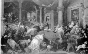 Рис 24 Изгнание торгующих из храма Якопо Бассано Якобы около 1585 года - фото 51