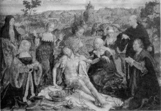 Рис 413 Снятие Иисуса с креста и оплакивание Йос ван Клеве Якобы XVI век - фото 225