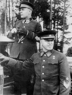 С К Тимошенко и Г К Жуков на учениях весна 1941 г 5 апреля 1941 года - фото 24