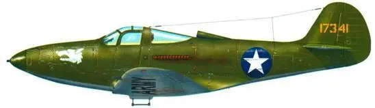P39F из 57й АЭ 54й ИАГ ВВС США Кадьяк лето 1942 г P38F кна Джорджа - фото 83