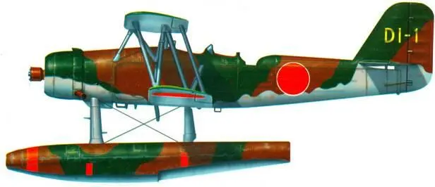 Каваниси Е7К Альф с легкого крейсера Абакума 1942 г Виктор Кудрявцев - фото 86