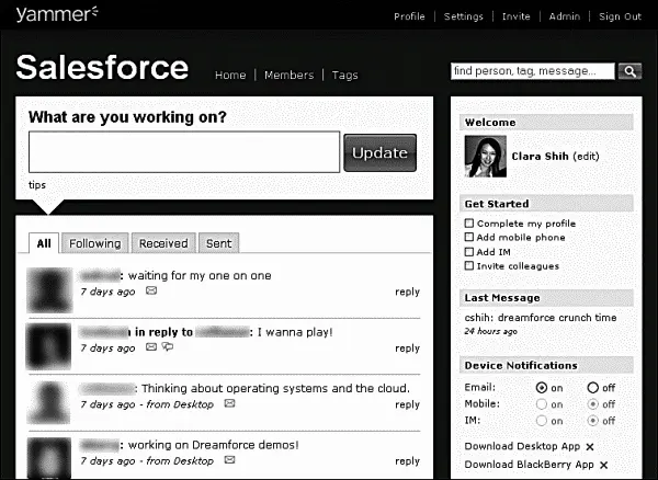 Рис 63Yammer это инструмент для распространения информации о статусе - фото 46