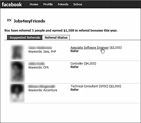 Рис 76Jobs4MyFriends это приложение для платформы Facebook позволяющее - фото 58