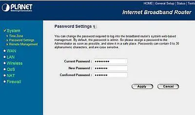 На вкладке Password Settingsимеется возможность изменить пароль по умолчанию - фото 20