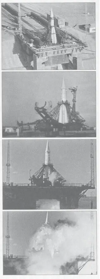 Старт ракеты Р7 кадры хроники Вечером 15 мая 1957 года 113 через - фото 73