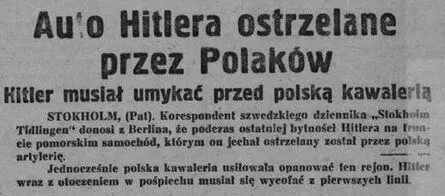 А польские кавалеристы чуть не поймали Гитлера Наконец 9 сентября - фото 17