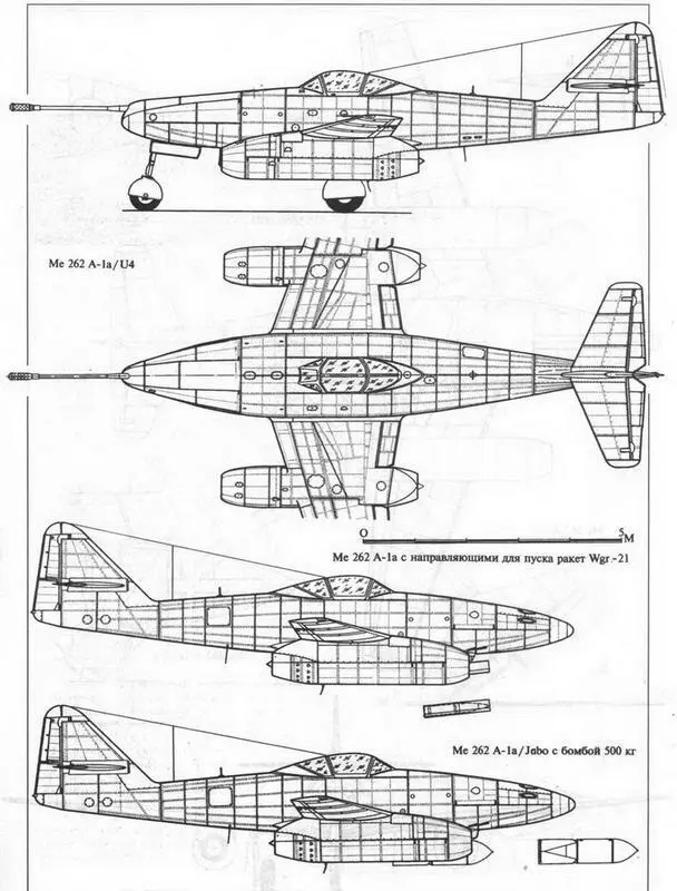 Самолеты Me 262 из испытательной команды EKdo 262 Михаил НИКОЛЬСКИЙ БОЕВАЯ - фото 68