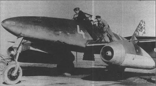 Два снимка Me 262 из состава Командо Новотного На следующий день пилоты - фото 72