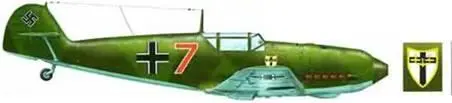 Bf 109E3 из lJG1 Люфтваффе район Львова середина сентября 1939 r Avia - фото 108
