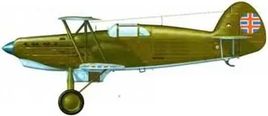 Avia В534 из 37й летки ВВС Словакии Сентябрь 1939 г PZL P 73B Кaras bp - фото 109