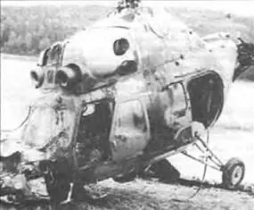 Вооруженный Ми2 ВВС Чехословакии разбитый в летном происшествии в 1988 г - фото 87