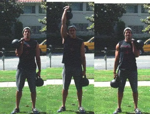 Exercise Description Place two kettlebell on the outside of your feet and - фото 13