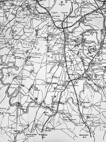 Карта Ленинского волостного района Московского уезда Московской губернии 1919 - фото 292