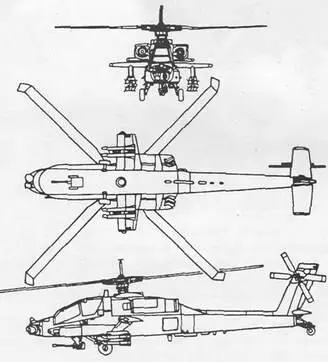 AH64D Лонгбоу Апач усовершенствованный АН64А с установленной выше - фото 129