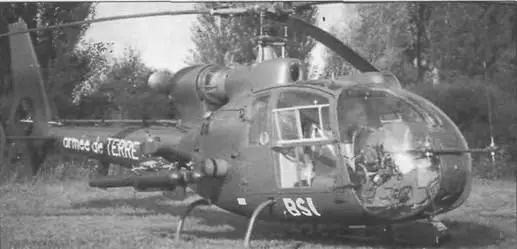 SA 341Н Газель военная экспортная версия с двигателем Астазу IIIB - фото 181