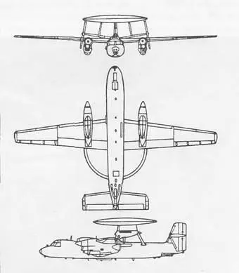 Начиная с 1988 г на 18 вновь построенных для ВМС США самолетах Е2С была - фото 459