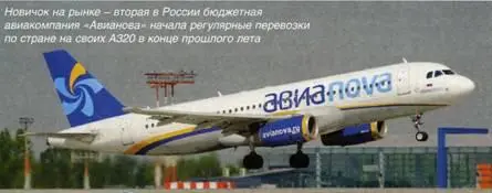 Новичок на рынке вторая в Росии бюджетная авиакомпания Авианова начала - фото 112