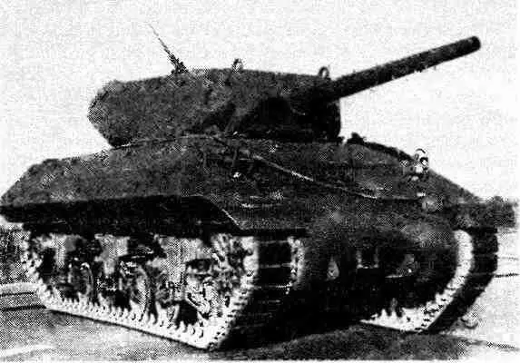 Самоходная артиллерийская установка М10 на НИИБТ Полигоне в Кубинке 1945 год - фото 140