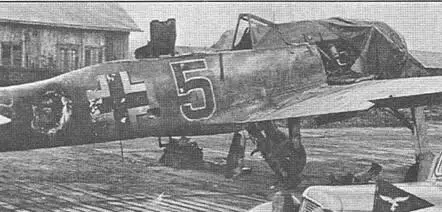 Этот Fw 190А4 из состава 14JaboJG 5 чудом вернулся на аэродром после - фото 109