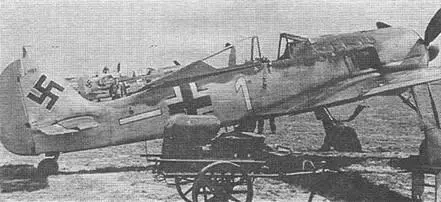 В апреле 1943 г появилась новая модификация с удлиненной моторамой Fw 190А5 - фото 110