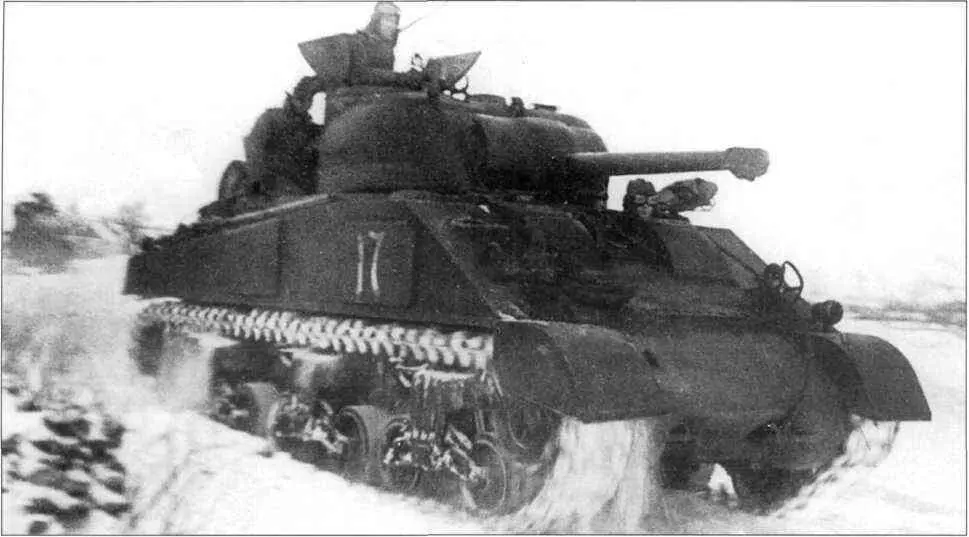 Танк М4А2 Шерман старшего лейтенанта Сумарокова 3й Украинский фронт зима - фото 27