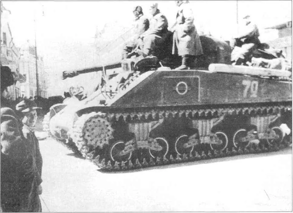 М4А2 Шерман 6я танковая армия 2го Украинского фронта Ботошаны Румыния - фото 30
