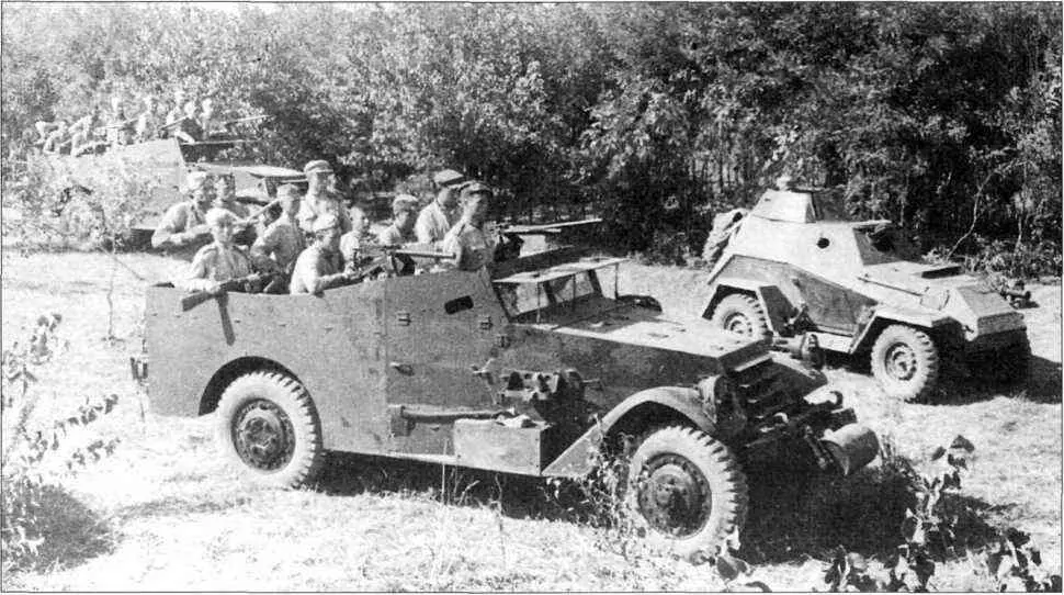 Бронетранспортёры M3A1 Скаут кар и бронеавтомобиль БА64 капитана К К - фото 68