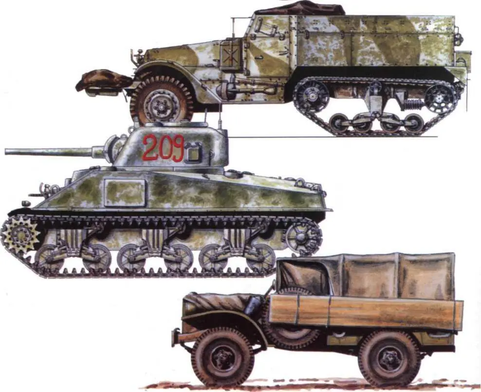 Первый рисунок М2 из неустановленной части Западный фронт февраль 1943 - фото 106