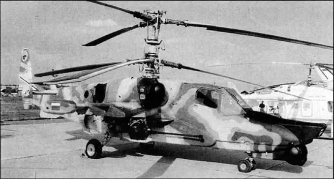 КА50 БОЕВОЙ ВЕРТОЛЕТ КА50 ЧЕРНАЯ АКУЛА РАЗМЕРЫ Диаметр несущего винта - фото 75