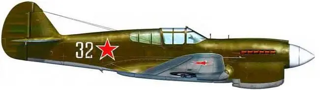 Р40Е из 7го ИАП ВВС ЧФ Лето 1943 г Р40К лта ГФ Кузнецова из 436го - фото 96
