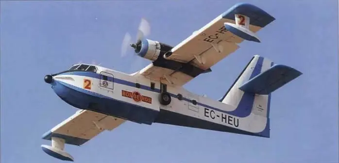 Канадская амфибия CL215 на сегодня самый распространенный в мире - фото 91