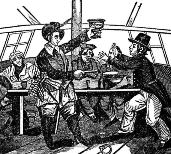 Лоу с пистолетом и кубком пунша Он не знал того что Грэйхаундом управляет - фото 42