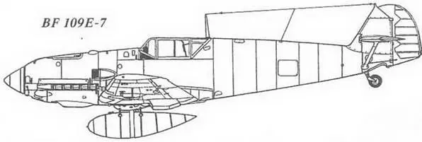 Приборная панель Bf 109Е3 Левый и правый борта кабины Bf 109Е3 - фото 103